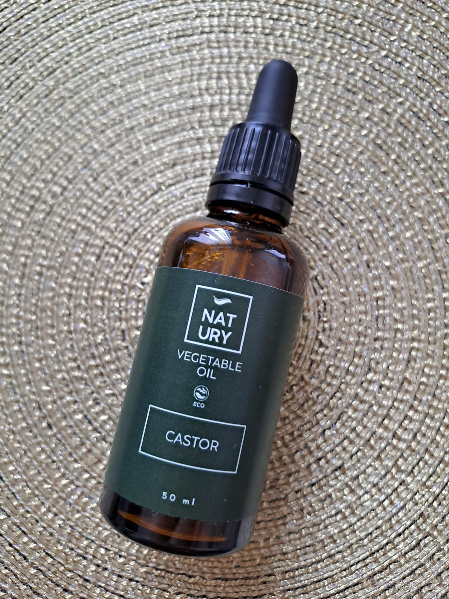 Ekoloģiskā Rīcineļļa 50 ml - ražots Spānijā